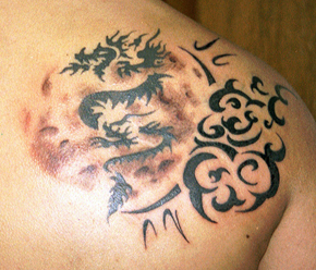 tribal dragon