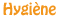Stérilisation et hygiene (page active)